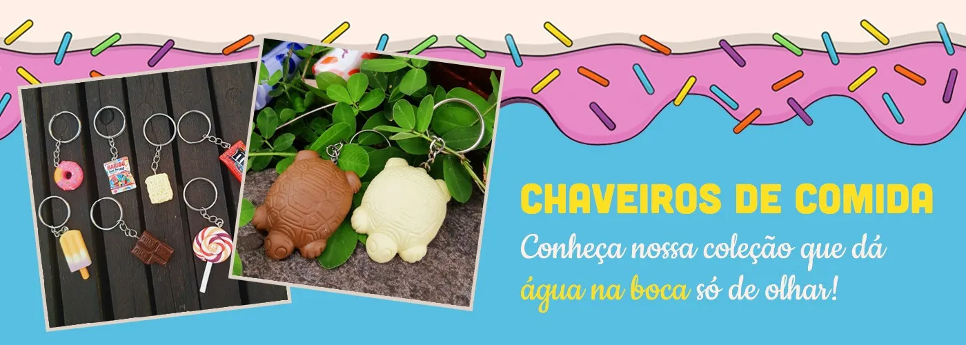 Chaveiros Fake Food