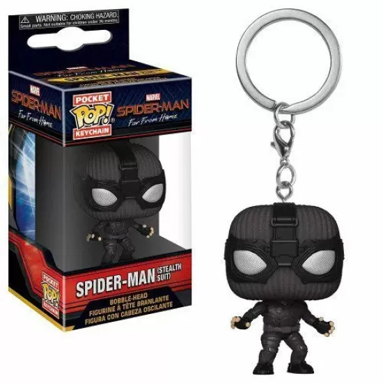 Chaveiro Funko POP - Spider-Man (Stealth Suit)