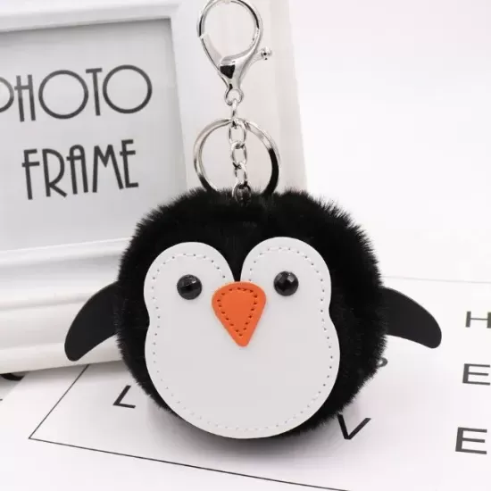 Chaveiro Pompom - Pinguim