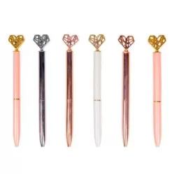 CANETA METAL - CORAÇÃO