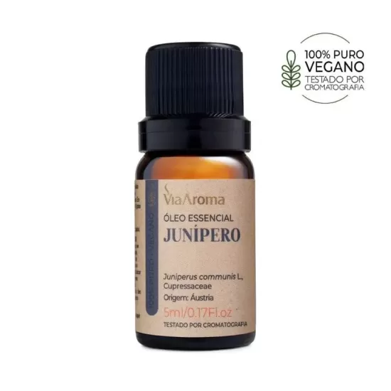 OLEO ESSENCIAL JUNIPERO 5ML - VIA AROMA