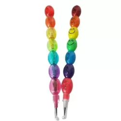 Lapiseira Troca Ponta Bolinhas Coloridas