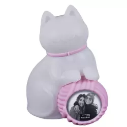 Luminaria Gatinha Novelo com Porta Retrato