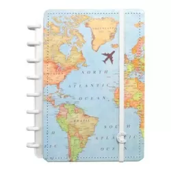 CADERNO BY GOCASE MAPA MUNDI - A5