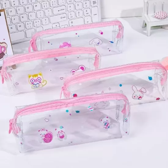 Estojo Kawaii Transparente