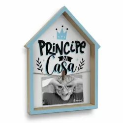 PORTA RETRATO CASINHA MADEIRA - PRINCIPE DA CASA