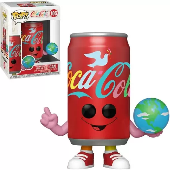 FUNKO POP COCA-COLA - WORLD COKE CAN