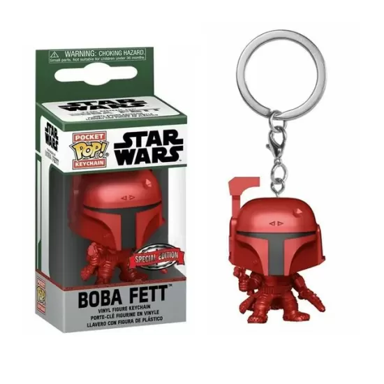 Chaveiro Funko POP - Boba Fett (Red)