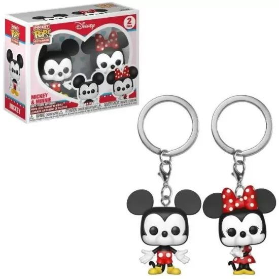 Chaveiro Funko POP - Mickey & Minnie (2-Pack)