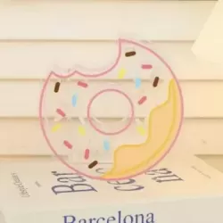 PORTA LAPIS ACRILICO DONUTS