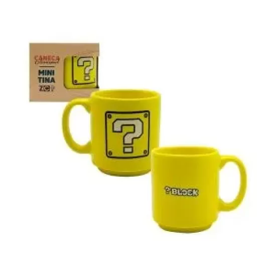 CANECA MINI TINA 100ML INTERROGACAO