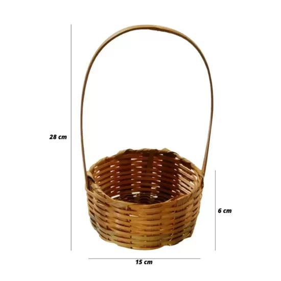 Cesta de Bambu 15cm