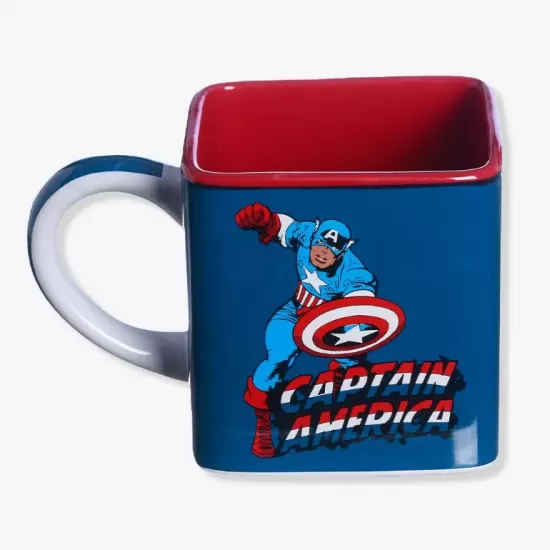 CANECA CUBO 300ML CAPITAO AMERICA