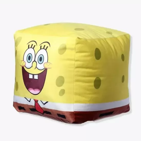 ALMOFADA FORMATO FIBRA CUBO BOB ESPONJA