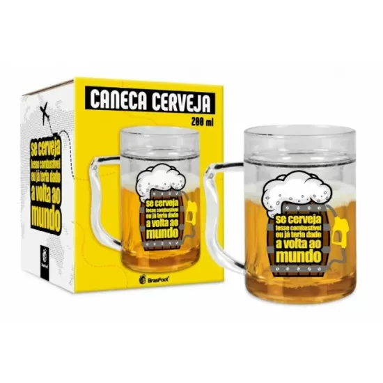 CANECA GEL CERVEJA 200ML - SE CERVEJA FOSSE COMBUSTIVEL