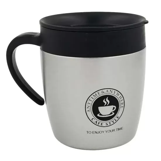 CANECA TERMICA COM TAMPA 350ML