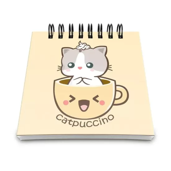 Bloco de Anotacoes Catpuccino