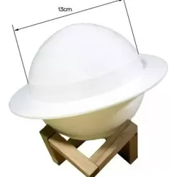 LUMINÁRIA PLANETA C/ SUPORTE PLÁSTICO (13 CM)