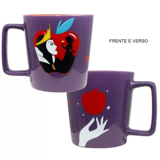 CANECA BUCK 400ML RAINHA MA E BRANCA DE NEVE