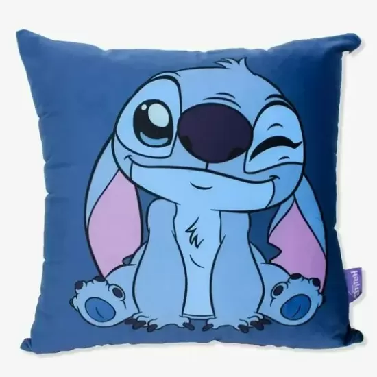 ALMOFADA FIBRA VELUDO 40X40CM STITCH CUTE