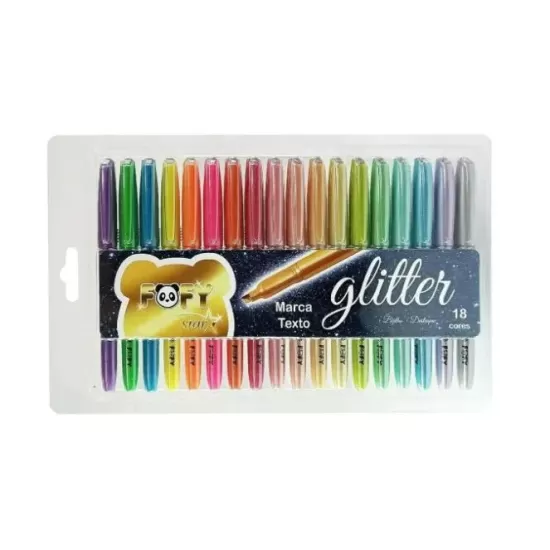 MARCA TEXTO GLITTER