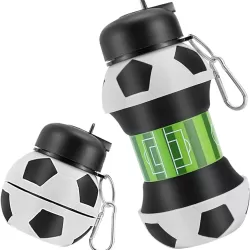 GARRAFA RETRATIL BOLA DE FUTEBOL 500ML