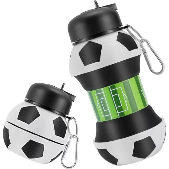 GARRAFA RETRATIL BOLA DE FUTEBOL 500ML