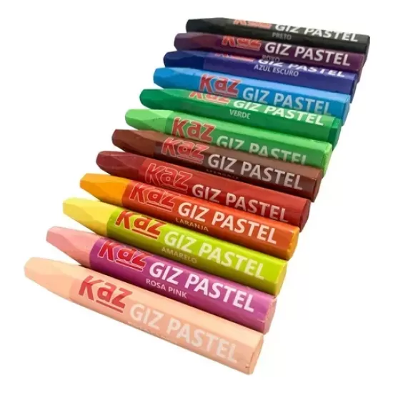 GIZ PASTEL OLEO 12 CORES KZ52251