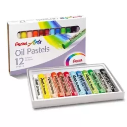 GIZ PASTEL OLEO 12 CORES PHN12 PENTEL
