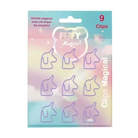 KIT CLIPS UNICORNIO FOFY