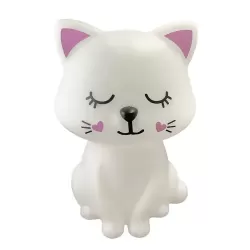 LUMINARIA GATO BRANCO MENINA