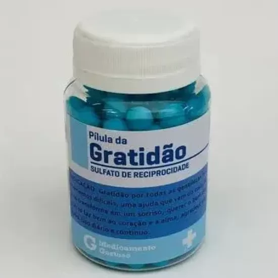 Balas Pílula Gratidão