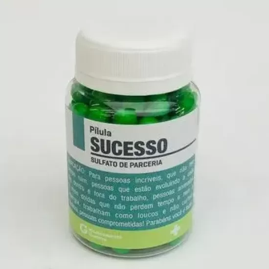 Balas Pílula Sucesso