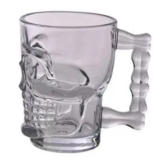 Caneca de Vidro Caveira