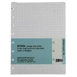 Refil Atoma - A4 Branco Quadriculado